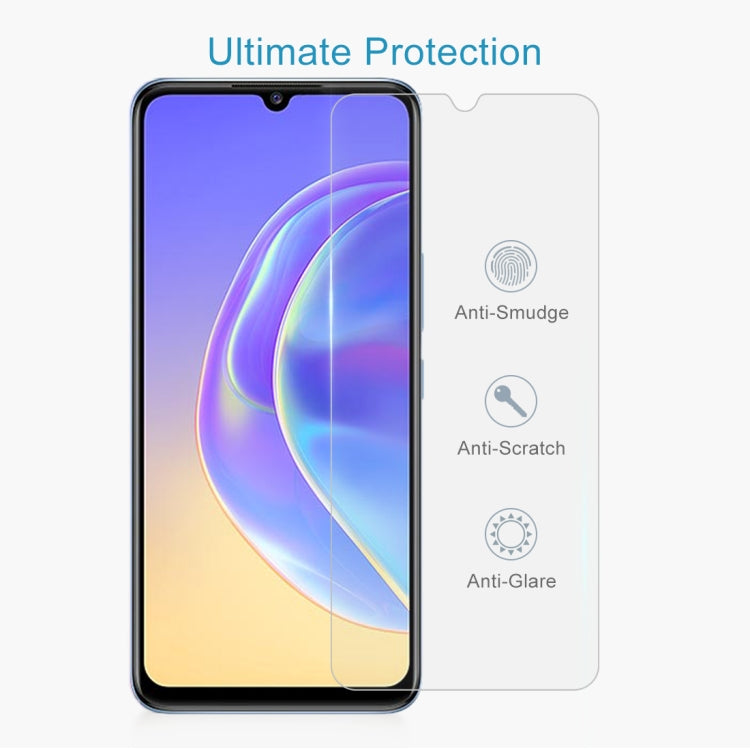 For vivo V21e / V21e 5G 10 PCS 0.26mm 9H 2.5D Tempered Glass Film