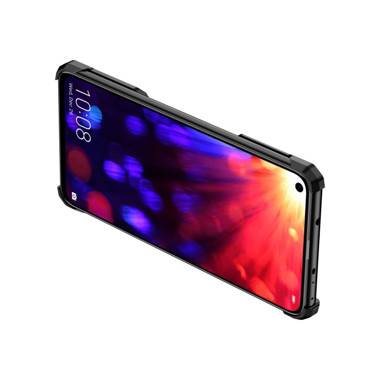 For Huawei Honor V20 Hero Series Anti-fall Wear-resistant Metal Protective Case with Bracket
