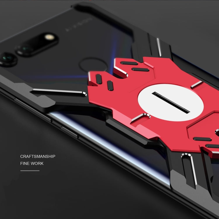 For Huawei Honor V20 Hero Series Anti-fall Wear-resistant Metal Protective Case with Bracket