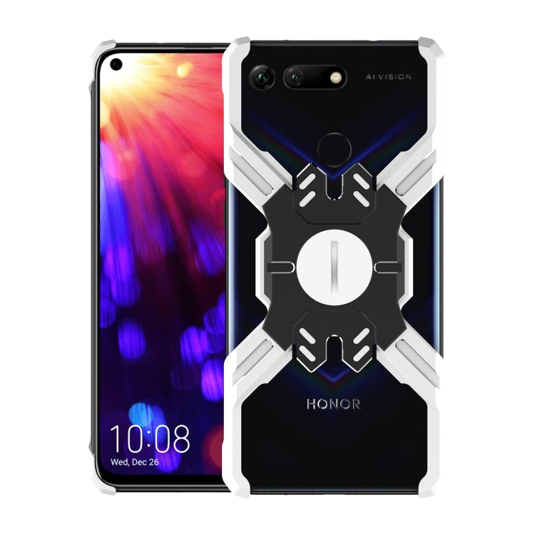For Huawei Honor V20 Hero Series Anti-fall Wear-resistant Metal Protective Case with Bracket