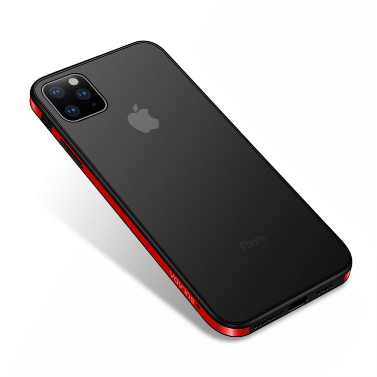 For iPhone 11 Pro Max SULADA Shockproof Aviation Aluminum Metal frame + TPU + Frosted Protective Case