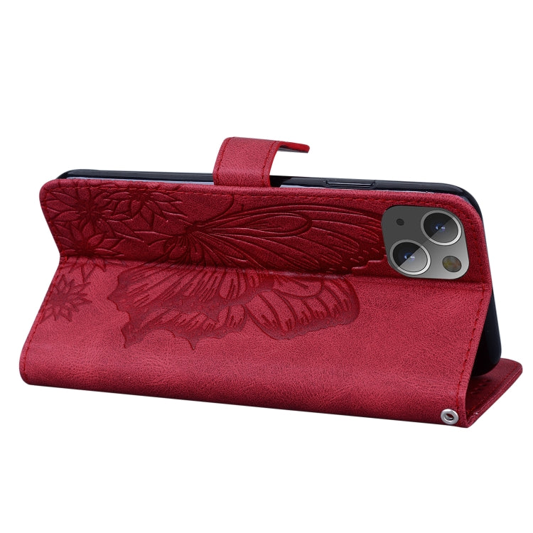 For iPhone 13 mini Retro Skin Feel Butterflies Embossing Horizontal Flip Leather Case with Holder & Card Slots & Wallet