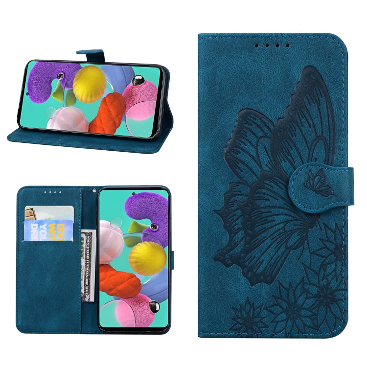 For iPhone 13 Retro Skin Feel Butterflies Embossing Horizontal Flip Leather Case with Holder & Card Slots & Wallet