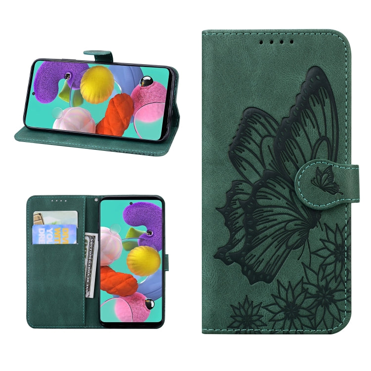 For iPhone 13 Retro Skin Feel Butterflies Embossing Horizontal Flip Leather Case with Holder & Card Slots & Wallet
