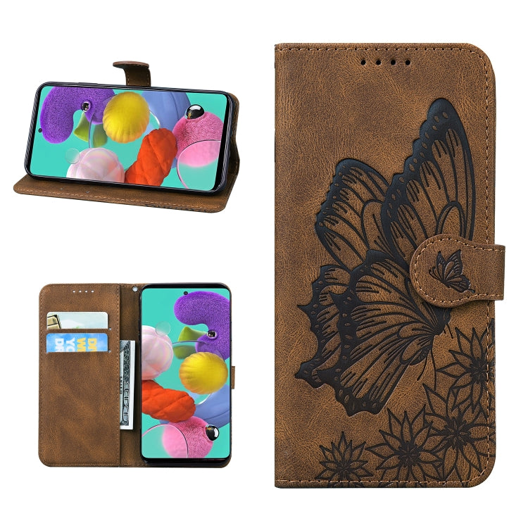 For iPhone 13 Retro Skin Feel Butterflies Embossing Horizontal Flip Leather Case with Holder & Card Slots & Wallet
