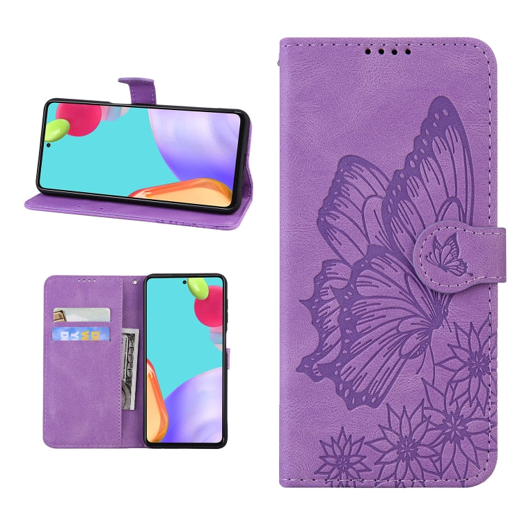 For iPhone 13 Retro Skin Feel Butterflies Embossing Horizontal Flip Leather Case with Holder & Card Slots & Wallet