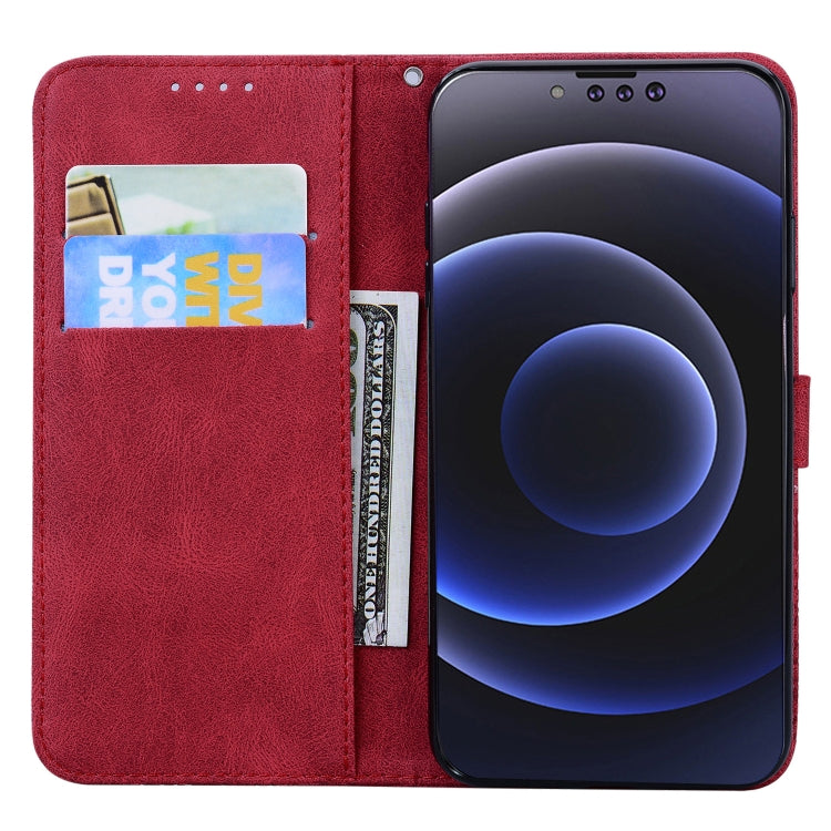 For iPhone 13 Pro Retro Skin Feel Butterflies Embossing Horizontal Flip Leather Case with Holder & Card Slots & Wallet