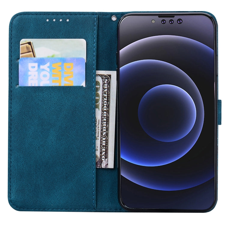 For iPhone 13 Pro Max Retro Skin Feel Butterflies Embossing Horizontal Flip Leather Case with Holder & Card Slots & Wallet