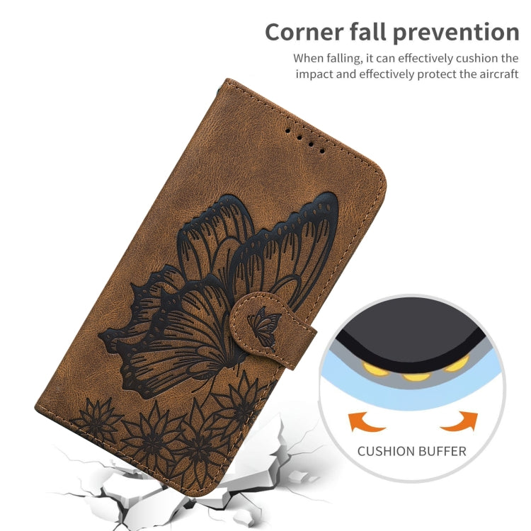 For iPhone 13 Pro Max Retro Skin Feel Butterflies Embossing Horizontal Flip Leather Case with Holder & Card Slots & Wallet