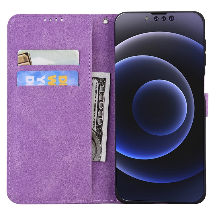 For iPhone 13 Pro Max Retro Skin Feel Butterflies Embossing Horizontal Flip Leather Case with Holder & Card Slots & Wallet