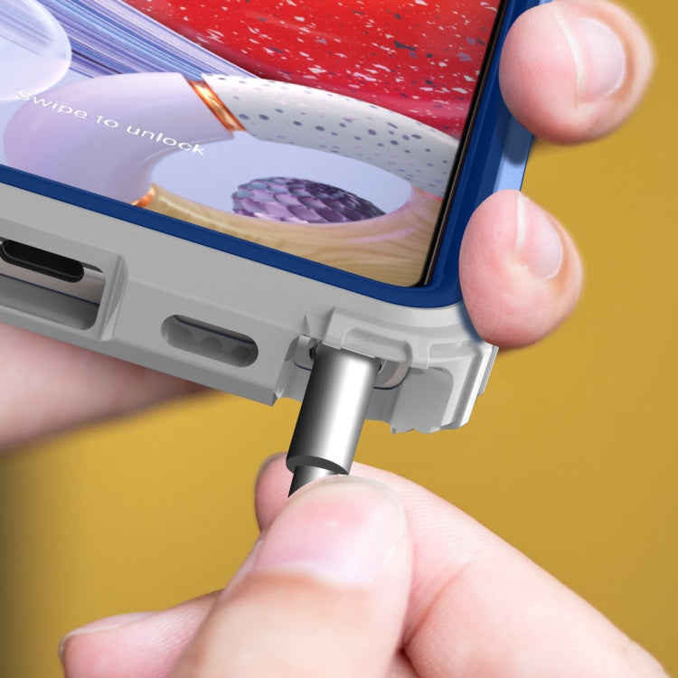 For LG Stylo 6 3 in 1 Shockproof PC + Silicone Protective Case