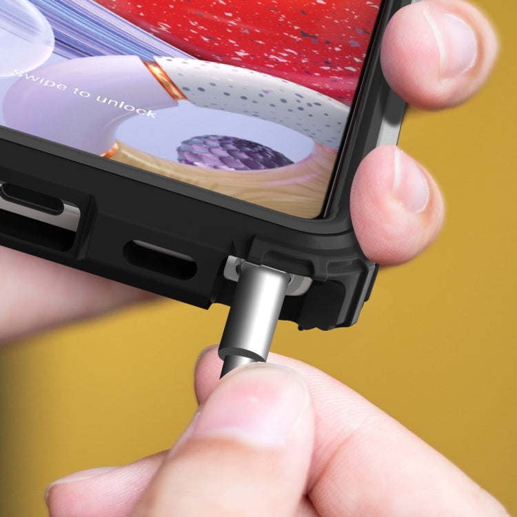 For LG Stylo 6 3 in 1 Shockproof PC + Silicone Protective Case