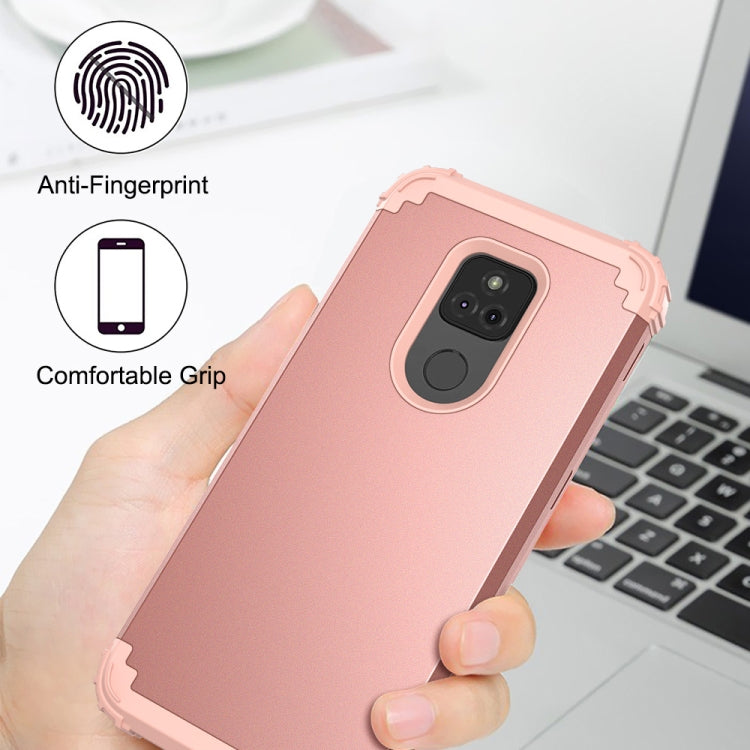For Motorola Moto G Play 2021 3 in 1 Shockproof PC + Silicone Protective Case