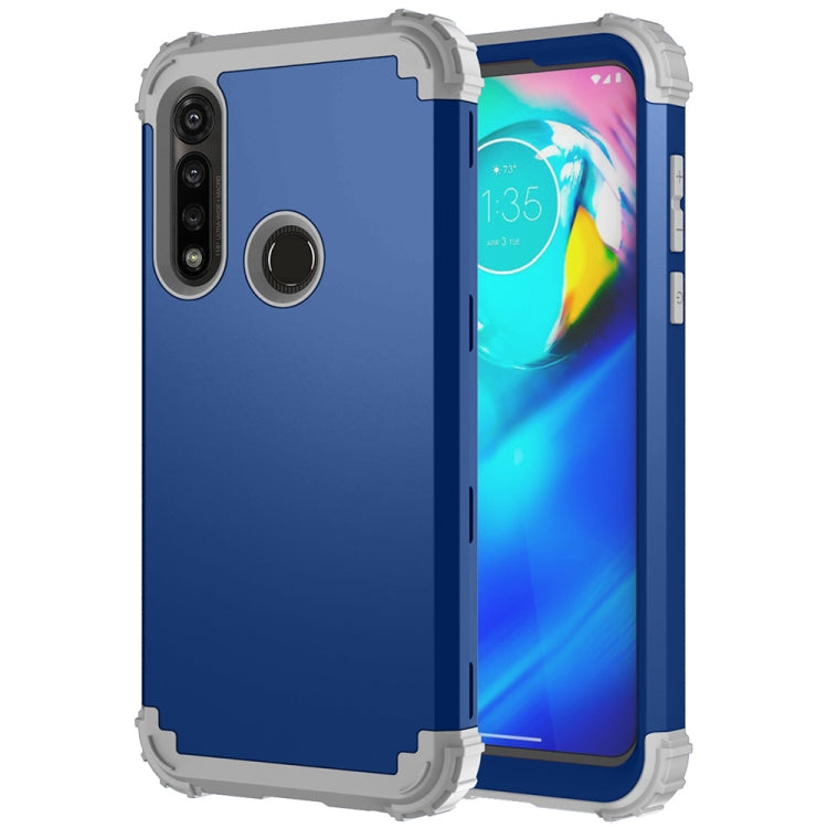 For Motorola Moto G Power 3 in 1 Shockproof PC + Silicone Protective Case