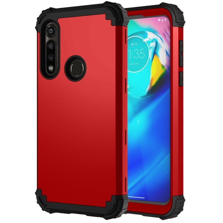 For Motorola Moto G Power 3 in 1 Shockproof PC + Silicone Protective Case
