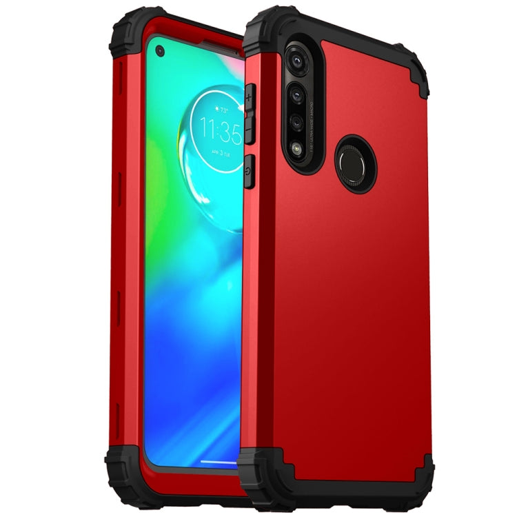 For Motorola Moto G Power 3 in 1 Shockproof PC + Silicone Protective Case