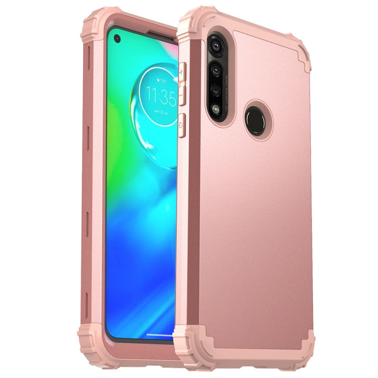 For Motorola Moto G Power 3 in 1 Shockproof PC + Silicone Protective Case