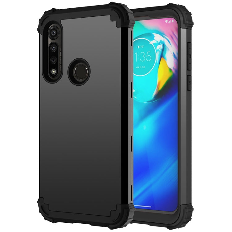 For Motorola Moto G Power 3 in 1 Shockproof PC + Silicone Protective Case