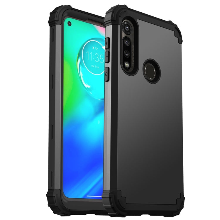 For Motorola Moto G Power 3 in 1 Shockproof PC + Silicone Protective Case