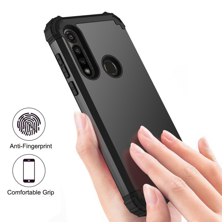 For Motorola Moto G Power 3 in 1 Shockproof PC + Silicone Protective Case