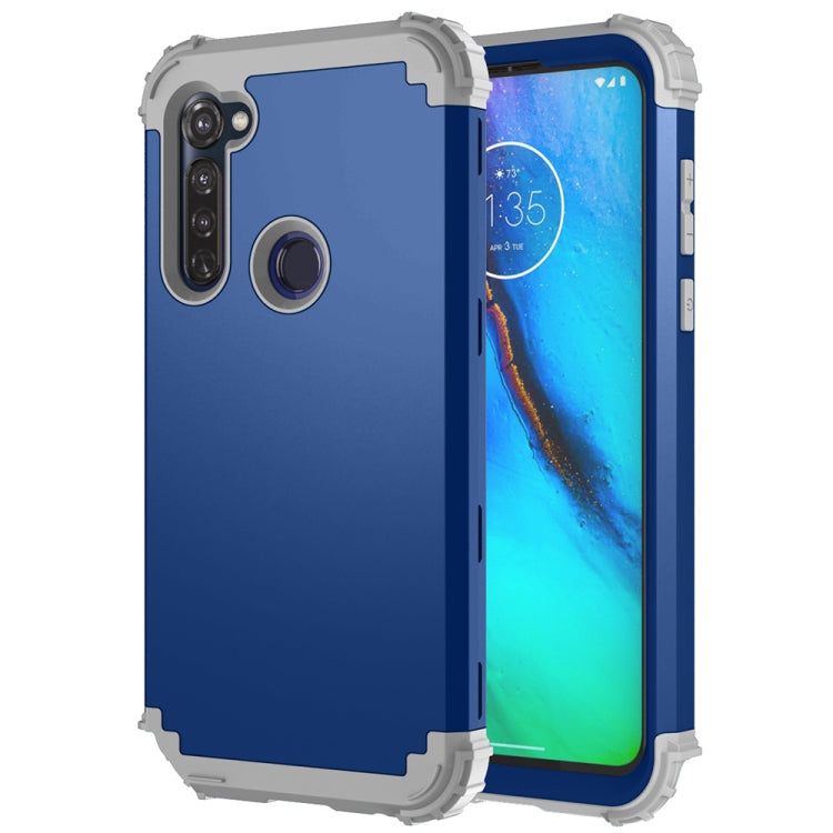 For Motorola Moto G Stylus 3 in 1 Shockproof PC + Silicone Protective Case