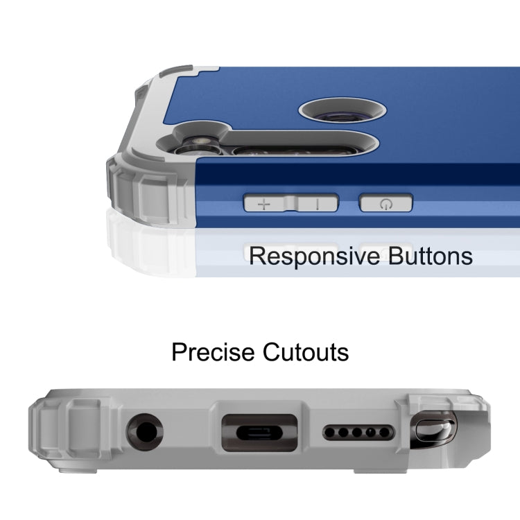 For Motorola Moto G Stylus 3 in 1 Shockproof PC + Silicone Protective Case