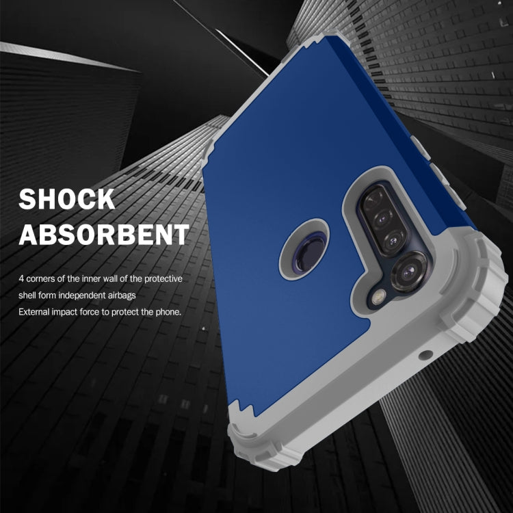 For Motorola Moto G Stylus 3 in 1 Shockproof PC + Silicone Protective Case