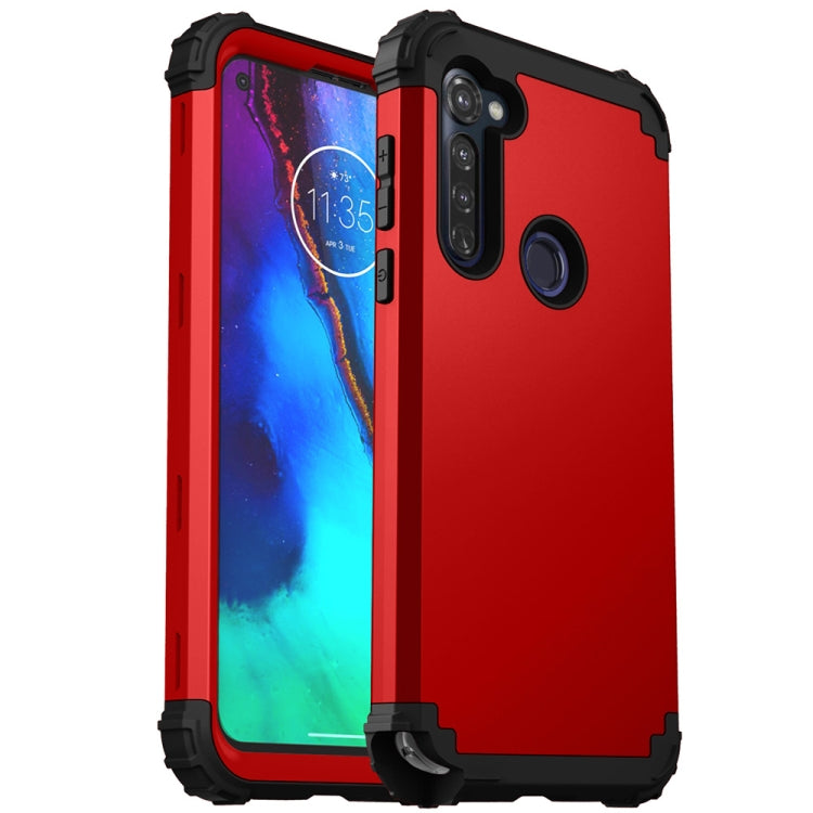 For Motorola Moto G Stylus 3 in 1 Shockproof PC + Silicone Protective Case