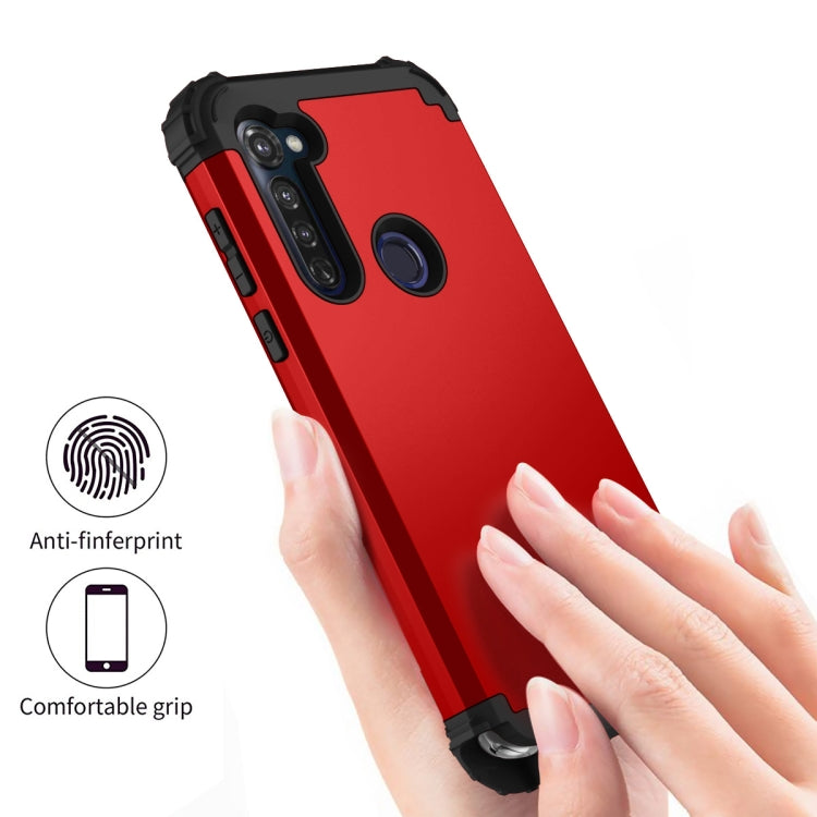 For Motorola Moto G Stylus 3 in 1 Shockproof PC + Silicone Protective Case