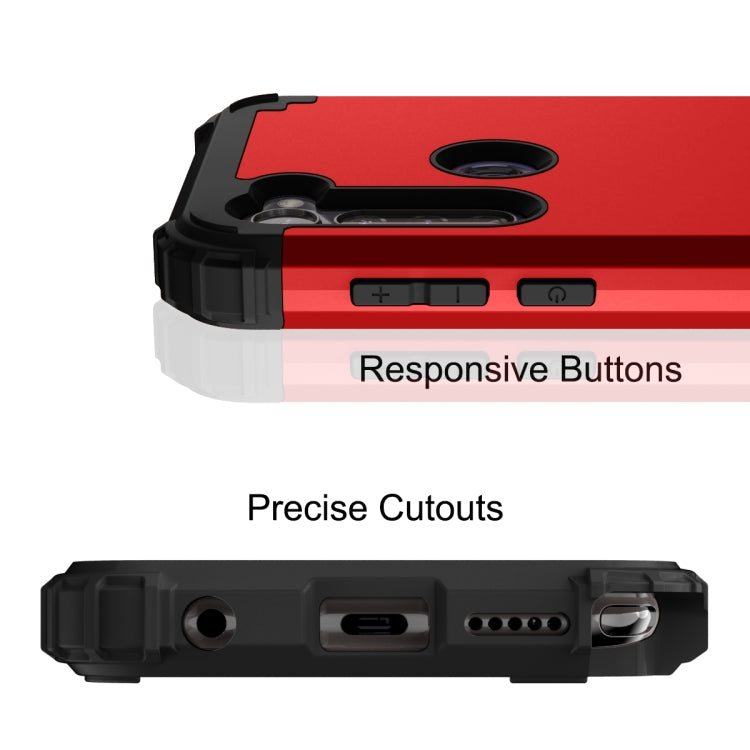 For Motorola Moto G Stylus 3 in 1 Shockproof PC + Silicone Protective Case