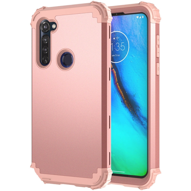 For Motorola Moto G Stylus 3 in 1 Shockproof PC + Silicone Protective Case