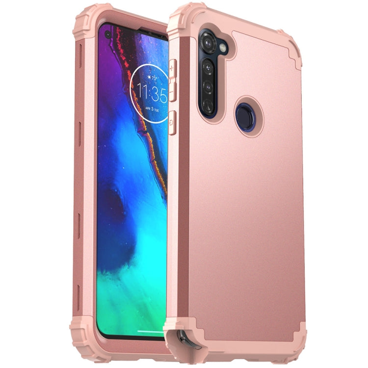 For Motorola Moto G Stylus 3 in 1 Shockproof PC + Silicone Protective Case