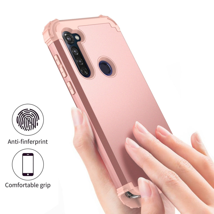 For Motorola Moto G Stylus 3 in 1 Shockproof PC + Silicone Protective Case