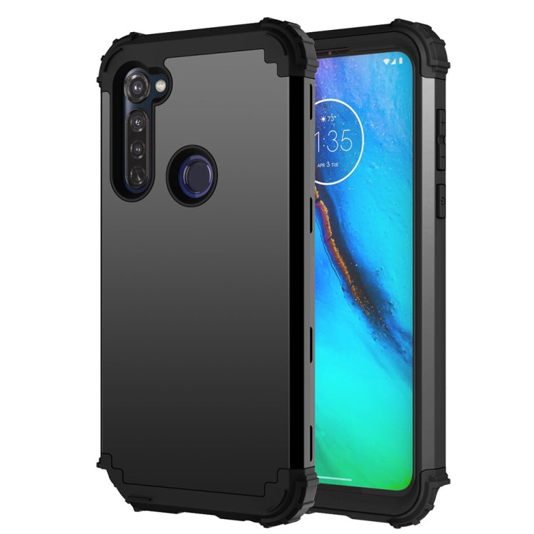 For Motorola Moto G Stylus 3 in 1 Shockproof PC + Silicone Protective Case