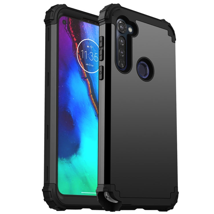 For Motorola Moto G Stylus 3 in 1 Shockproof PC + Silicone Protective Case