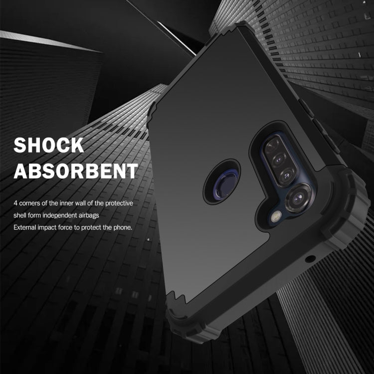 For Motorola Moto G Stylus 3 in 1 Shockproof PC + Silicone Protective Case