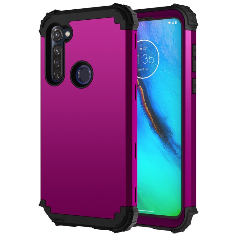 For Motorola Moto G Stylus 3 in 1 Shockproof PC + Silicone Protective Case