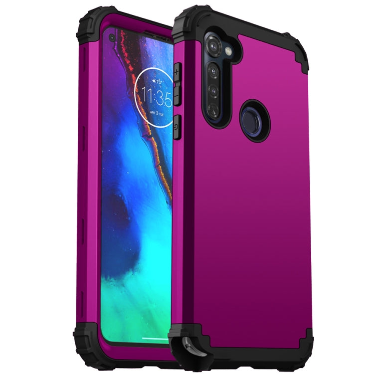 For Motorola Moto G Stylus 3 in 1 Shockproof PC + Silicone Protective Case