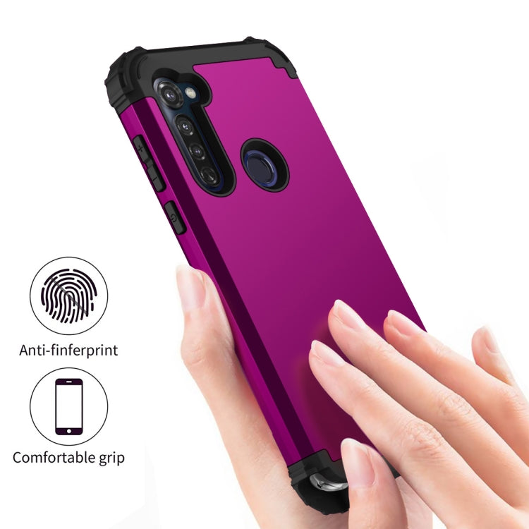 For Motorola Moto G Stylus 3 in 1 Shockproof PC + Silicone Protective Case