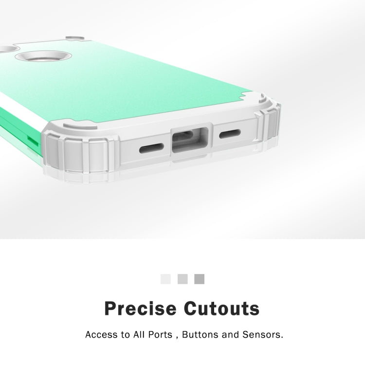 For Google Pixel 3a XL 3 in 1 Shockproof PC + Silicone Protective Case