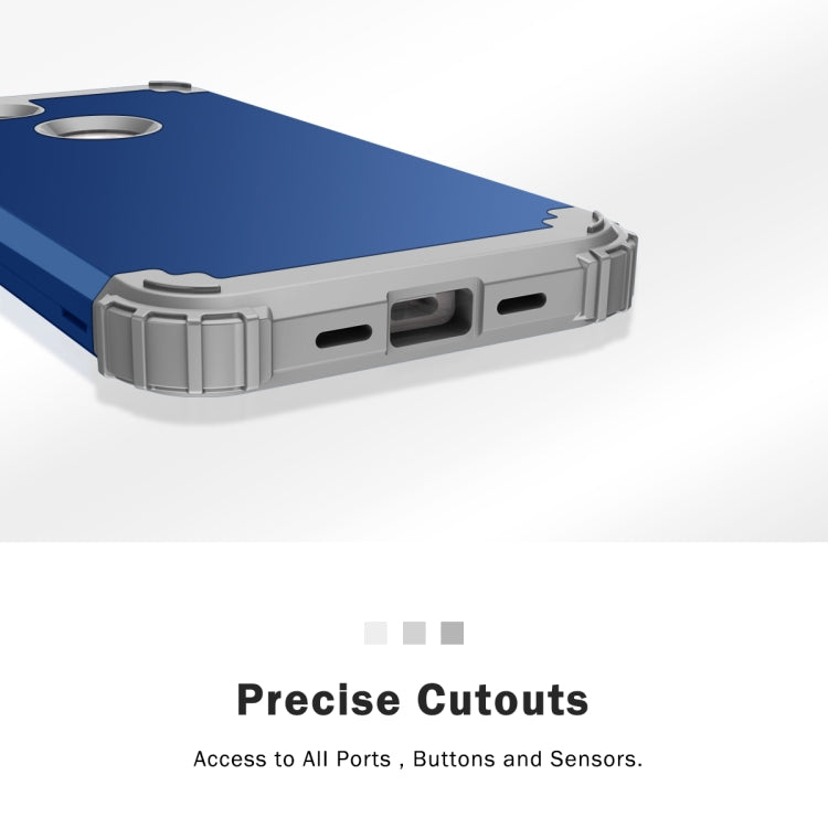 For Google Pixel 3a XL 3 in 1 Shockproof PC + Silicone Protective Case