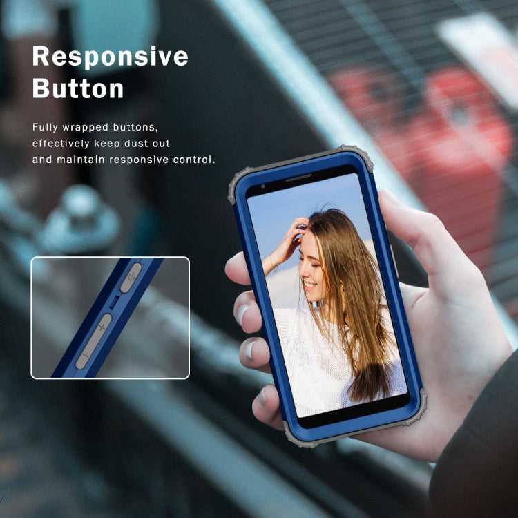 For Google Pixel 3a XL 3 in 1 Shockproof PC + Silicone Protective Case