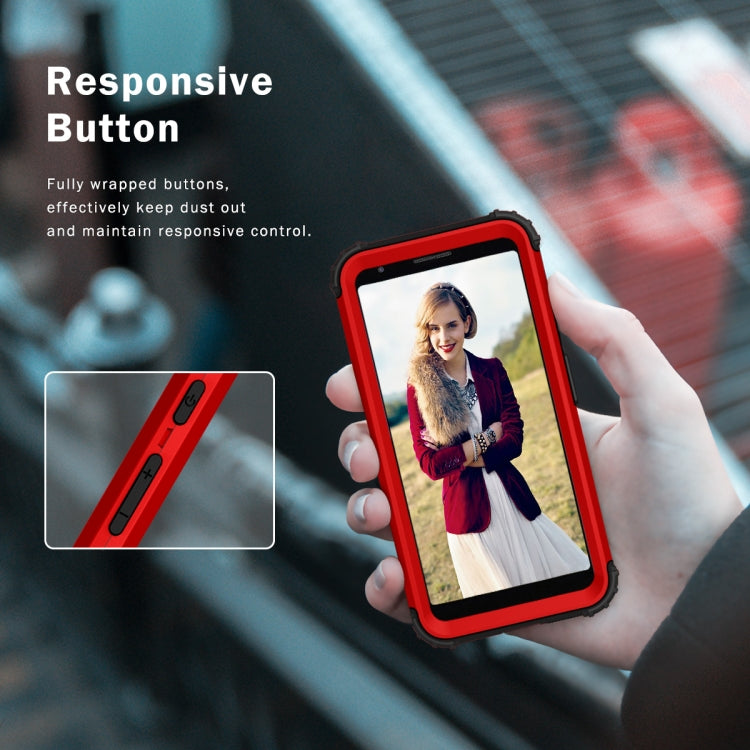 For Google Pixel 3a XL 3 in 1 Shockproof PC + Silicone Protective Case