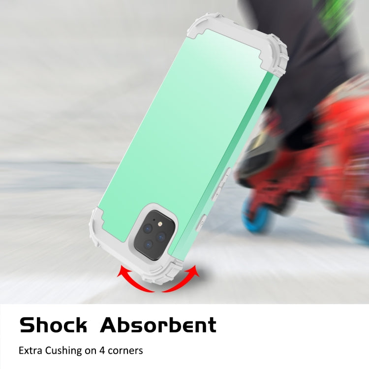 For Google Pixel 4 3 in 1 Shockproof PC + Silicone Protective Case