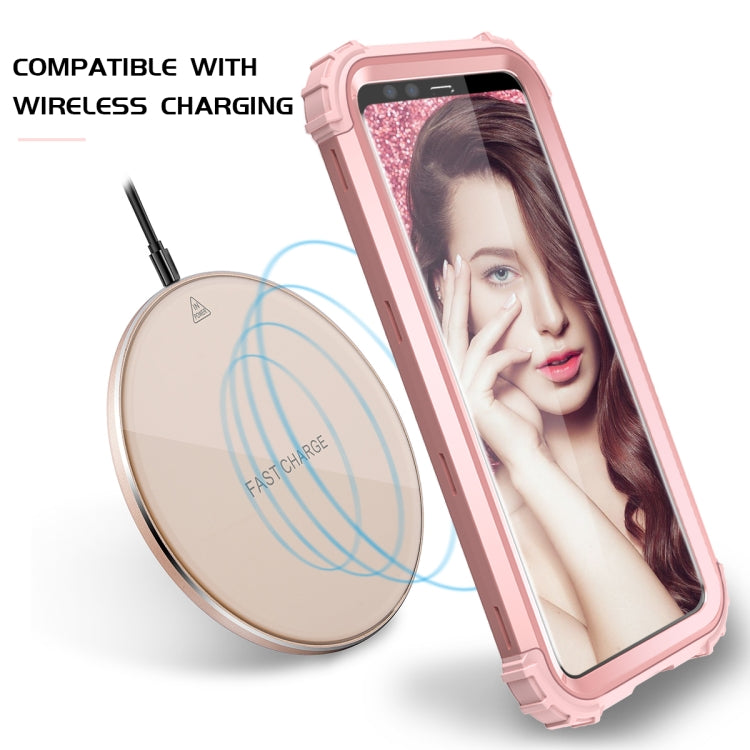 For Google Pixel 4 3 in 1 Shockproof PC + Silicone Protective Case
