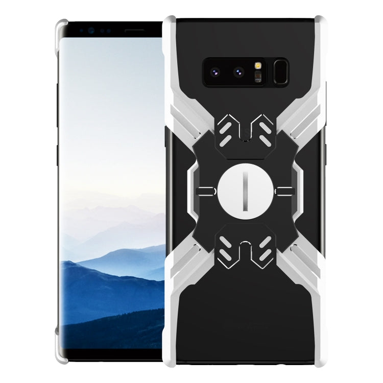 For Galaxy Note 8 Hero Series Anti-fall Wear-resistant Metal Protective Case with Bracket
