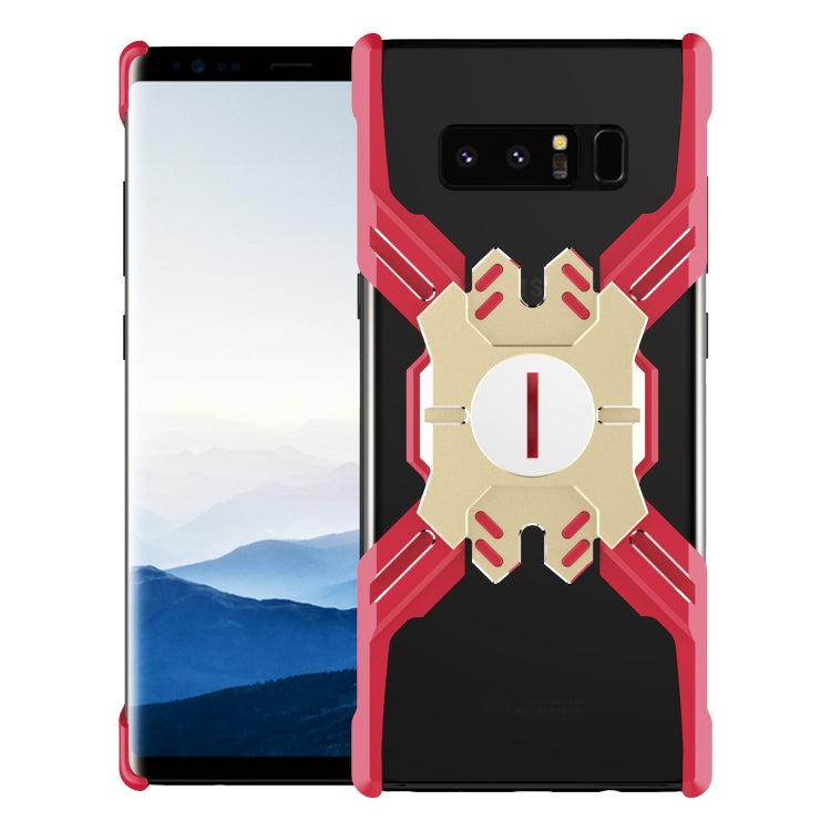 For Galaxy Note 8 Hero Series Anti-fall Wear-resistant Metal Protective Case with Bracket