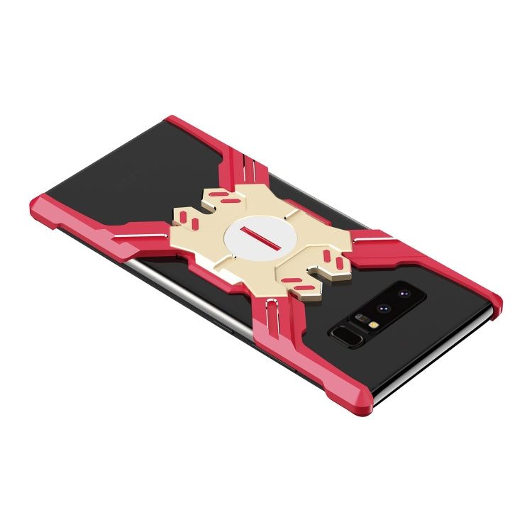 For Galaxy Note 8 Hero Series Anti-fall Wear-resistant Metal Protective Case with Bracket