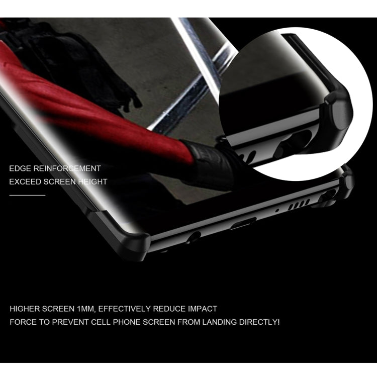 For Galaxy Note 8 Hero Series Anti-fall Wear-resistant Metal Protective Case with Bracket