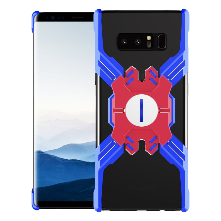 For Galaxy Note 8 Hero Series Anti-fall Wear-resistant Metal Protective Case with Bracket
